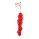 Feder Peitsche rot