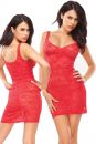 Rotes Spitze Kleid